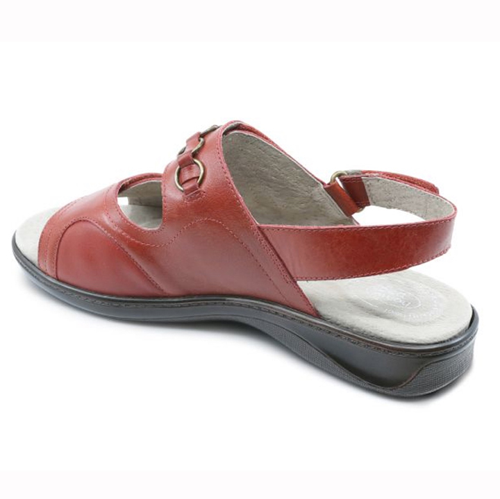  Homyped  Daisy Sandal  in Garnet Red